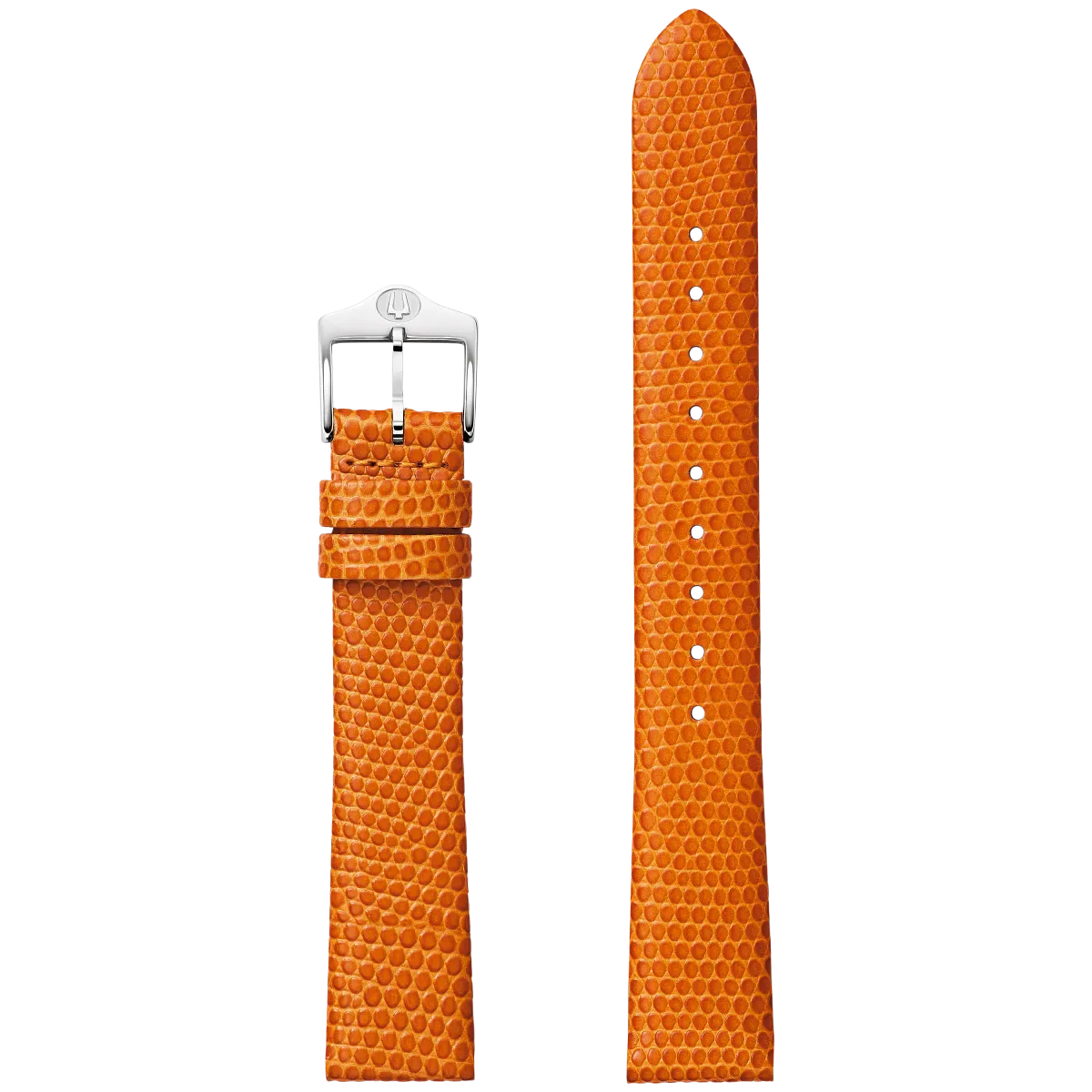 Orange Leather Strap