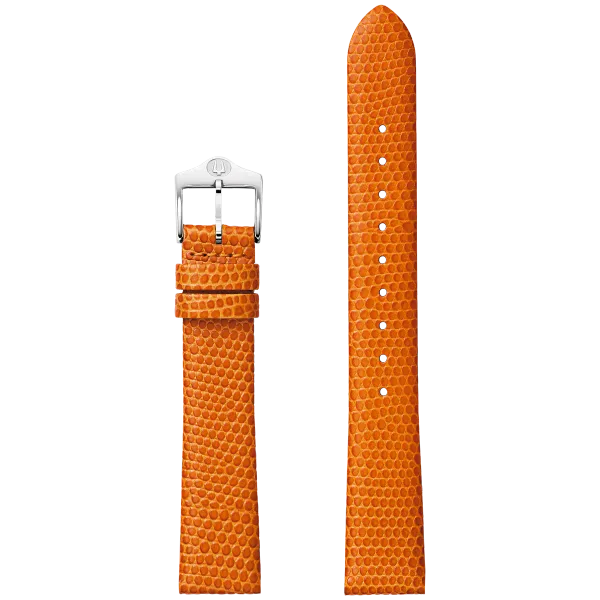 Orange Leather Strap