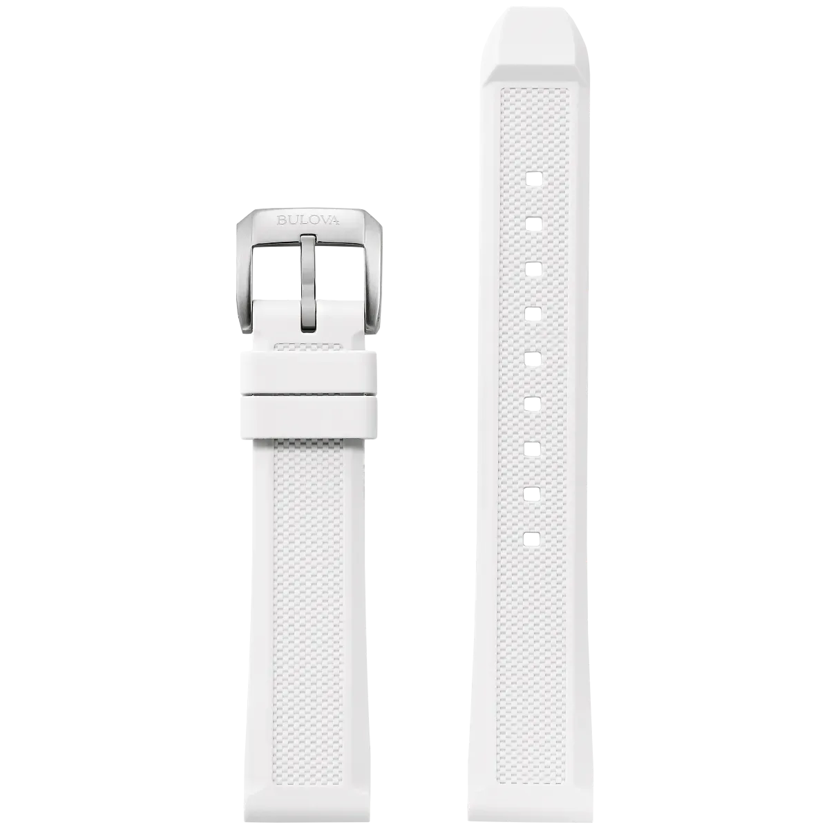 White Silicone Strap