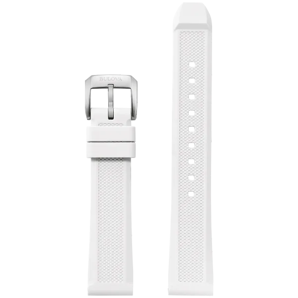 White Silicone Strap