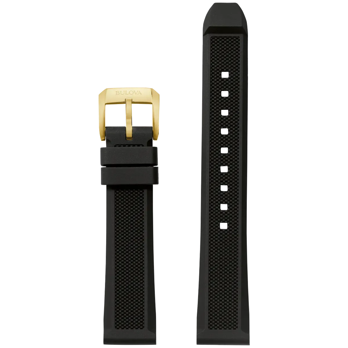 Black Silicone Strap