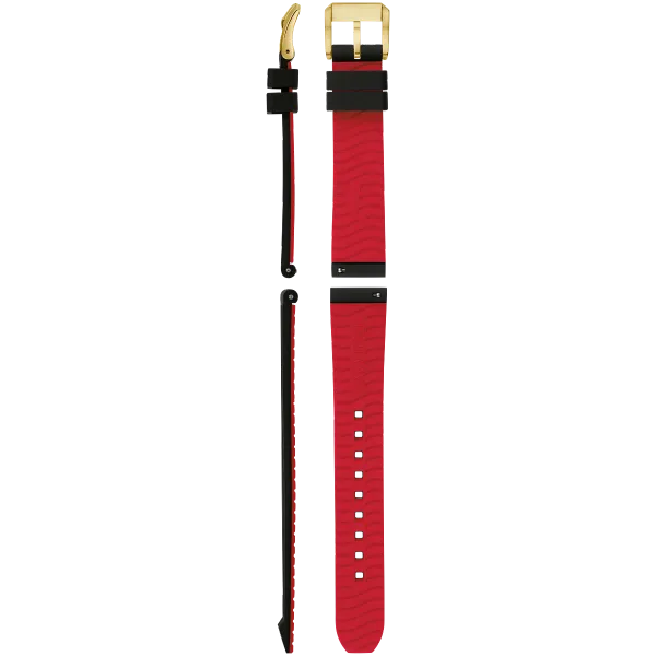 Black Silicone Strap