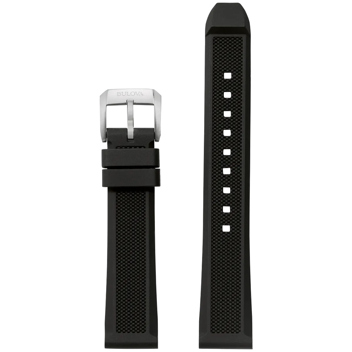 Black Silicone Strap