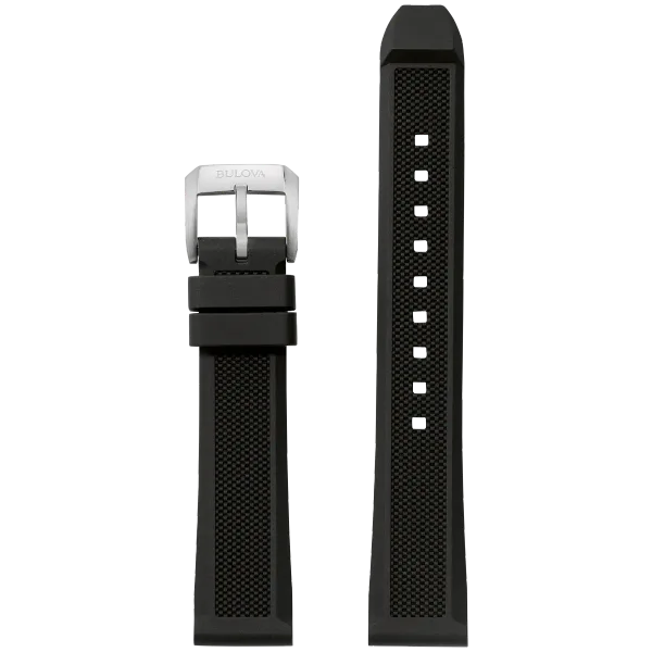 Black Silicone Strap