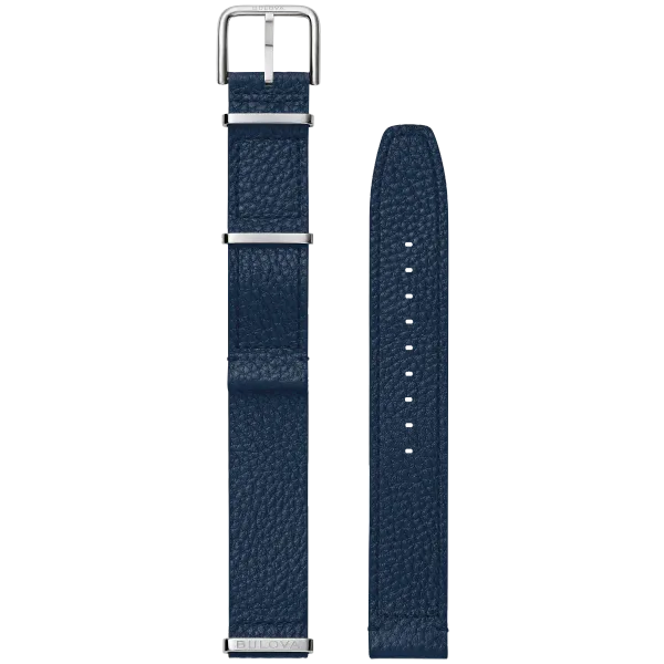 Navy Leather Strap