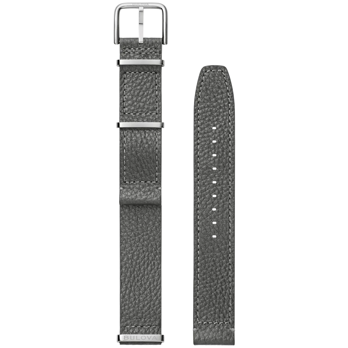 Gray Leather Strap