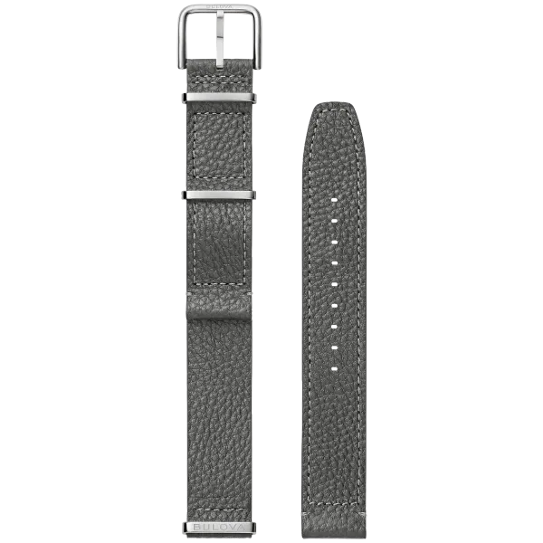 Gray Leather Strap
