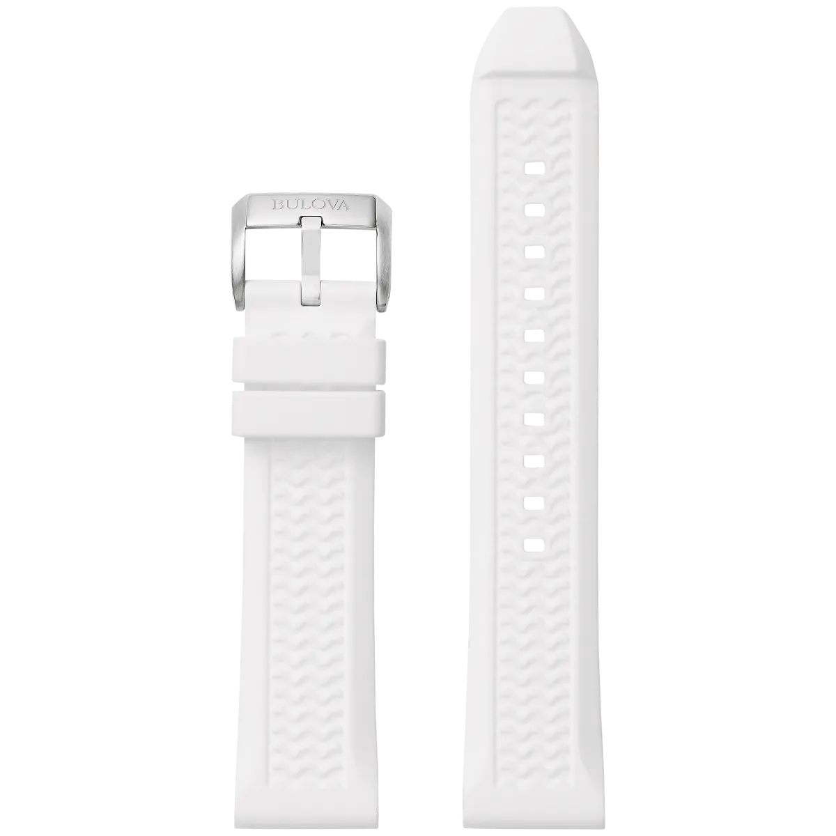 White Silicone Strap