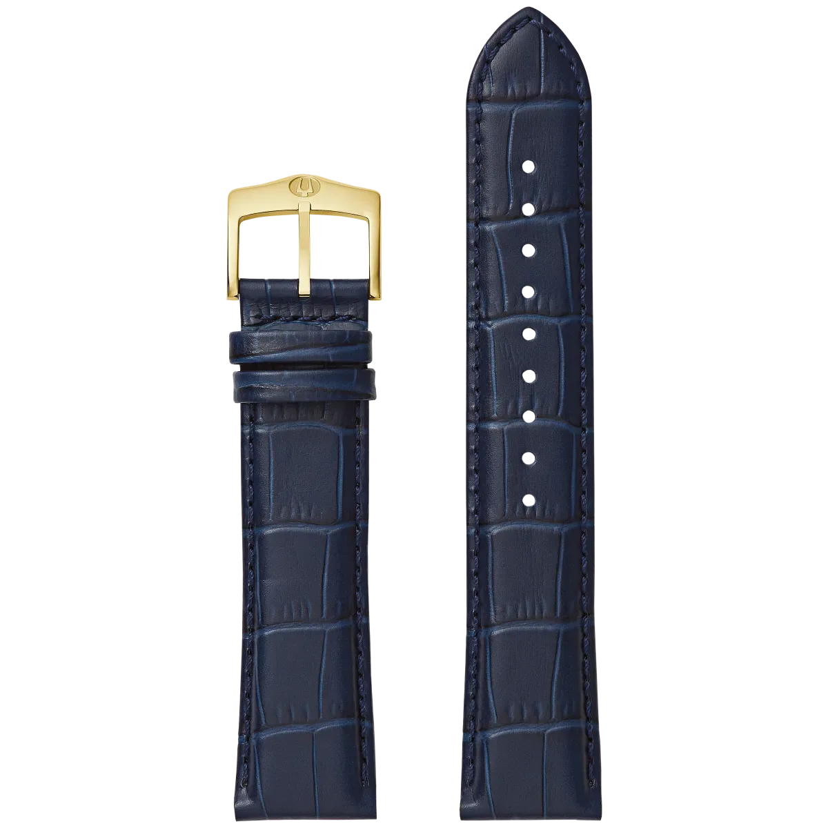 Navy Leather Strap