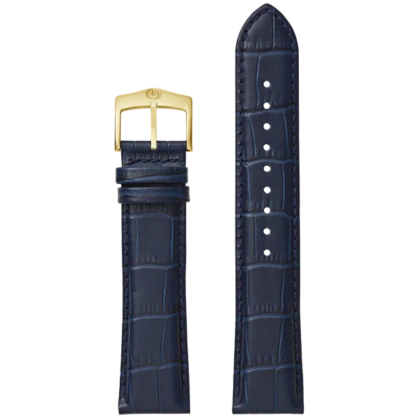 Navy Leather Strap