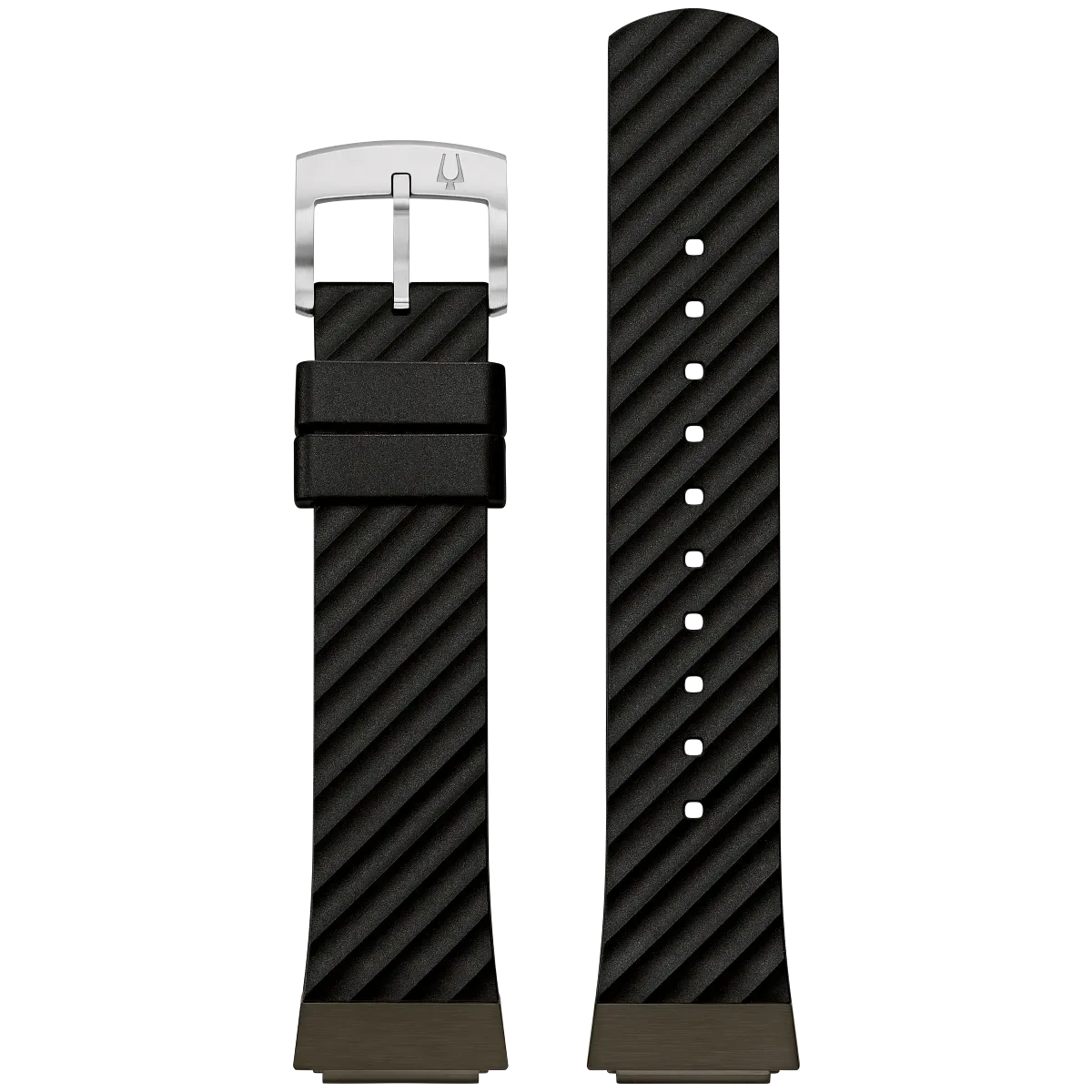Black Silicone Strap