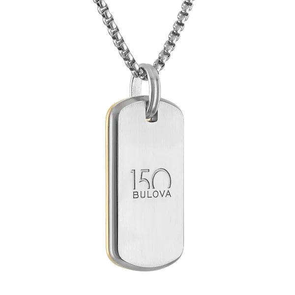 150th Flag Pendant Stainless Steel