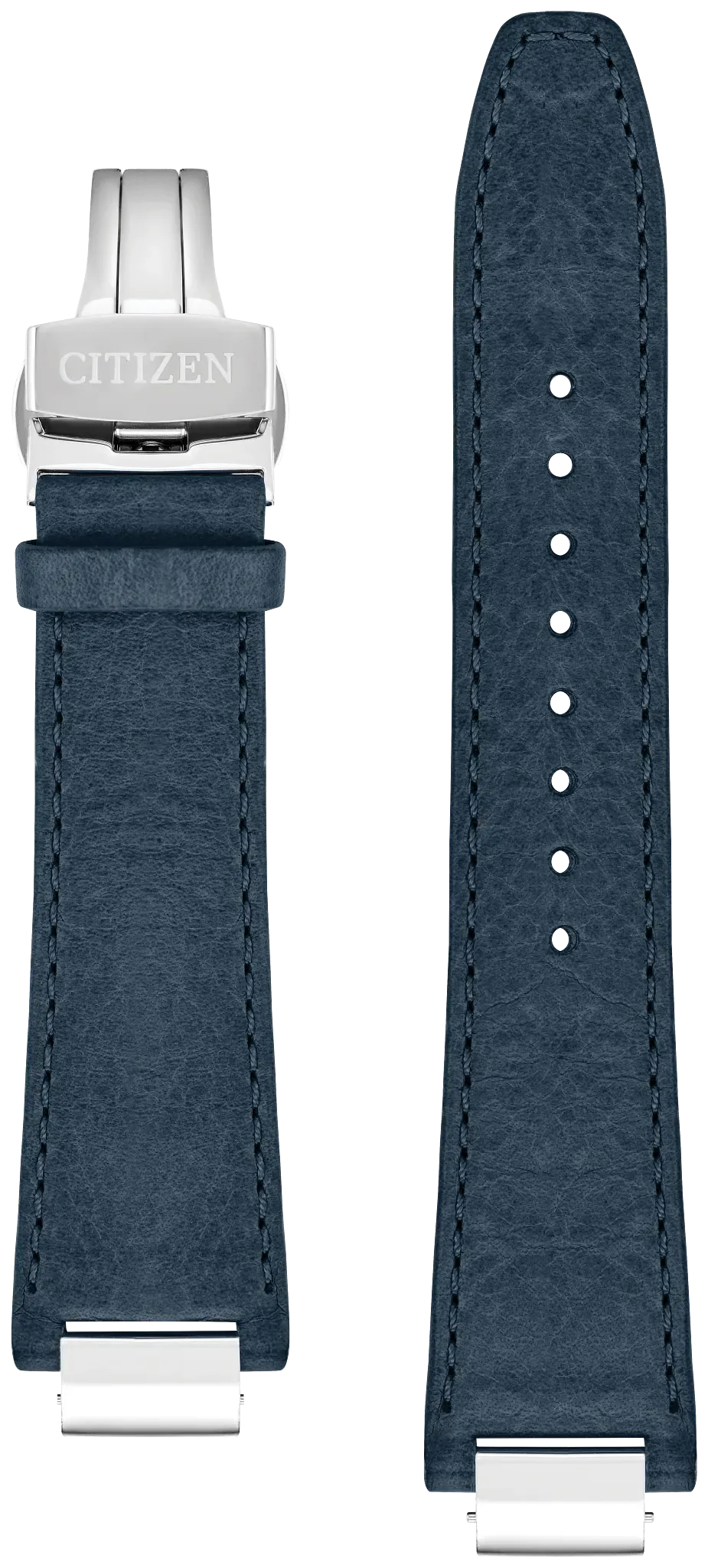 Blue Leather Strap