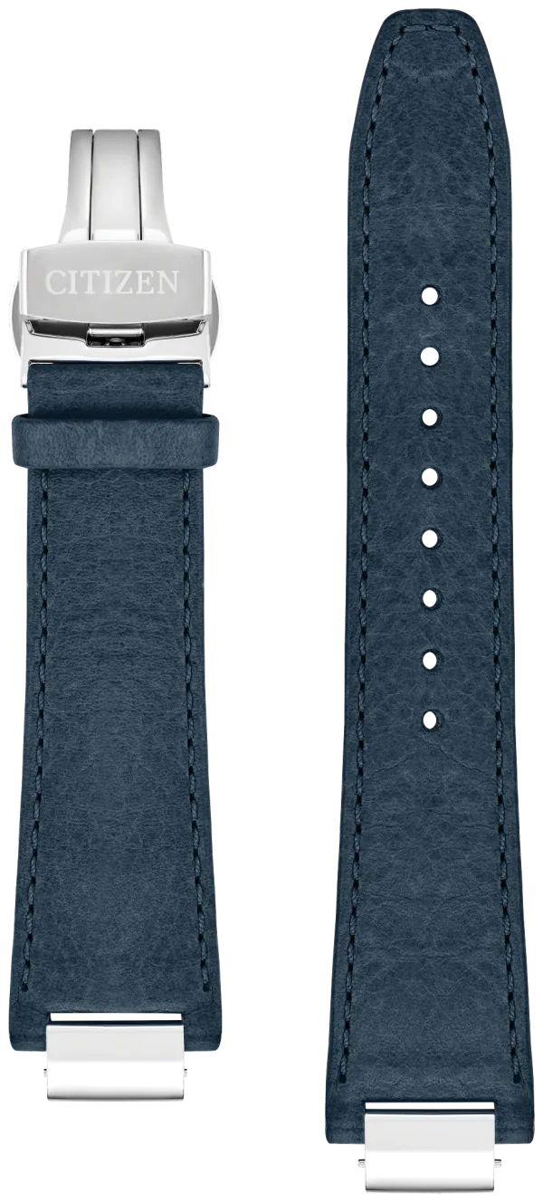 Blue Leather Strap